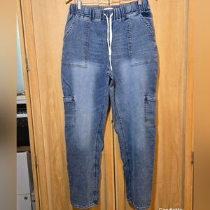 SO Blue Denim Joggers